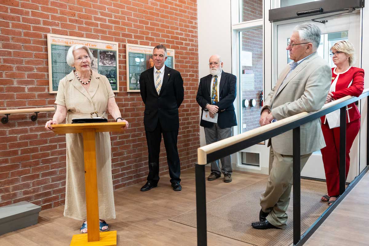 Speakers at Ribbon-Cutting Ceremony